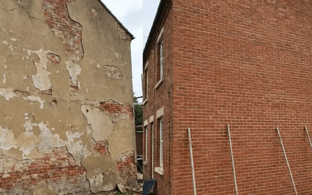 render removal london before after